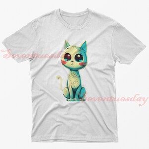 Sad Cat, Cute Cat Shirts, Cat Women shirts,Cat shirts, cat T-shirts, Cat Lovers Gift, valentines gift for him, Seven Tuesday Shirts