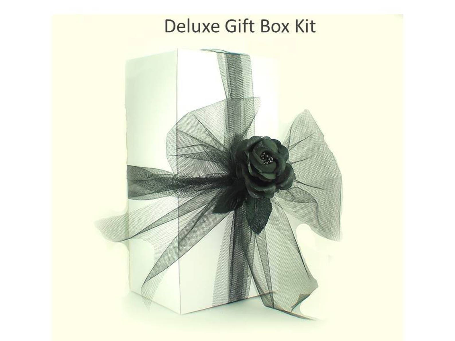 6 Gift Box KITS 10x 5 Inch White Box Ribbon Etsy