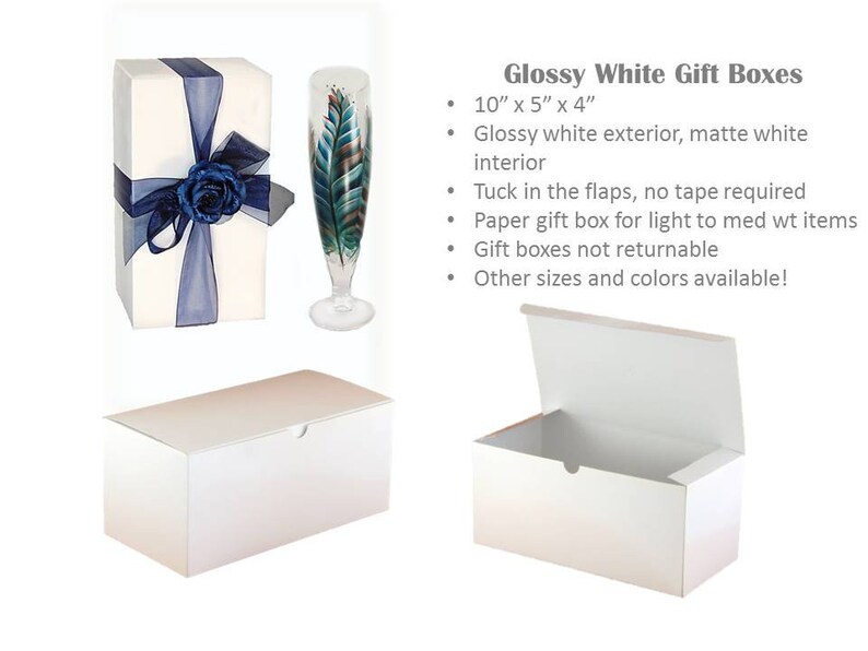 Wine Glass Gift Box Champagne Glass Box Stemware Favor Box Etsy