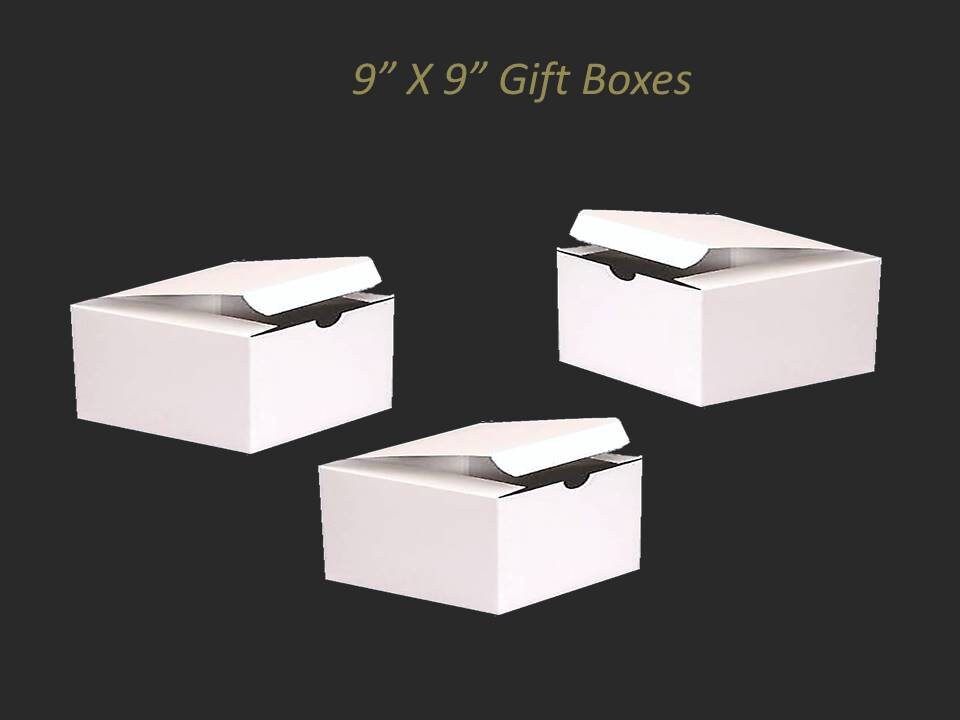 10 LARGE Gift Boxes for Bridesmaid's Gifts 9 x 9 Inch Etsy