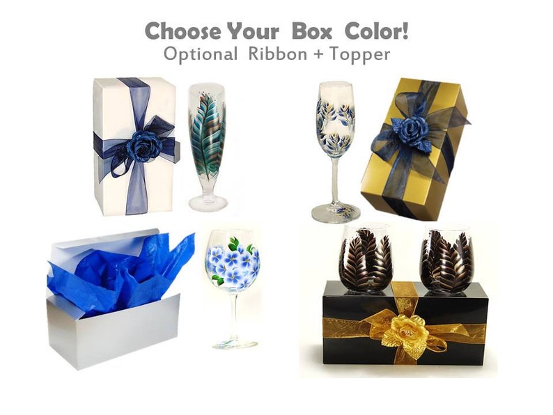 Bulk Kraft Boxes 15 Kraft Boxes for Wine Glasses Flute Gift Etsy