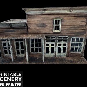 General Store - Wild West - TTRPG - Western - Terrain - Building - RPG - Tabletop - Train - HO - O scale