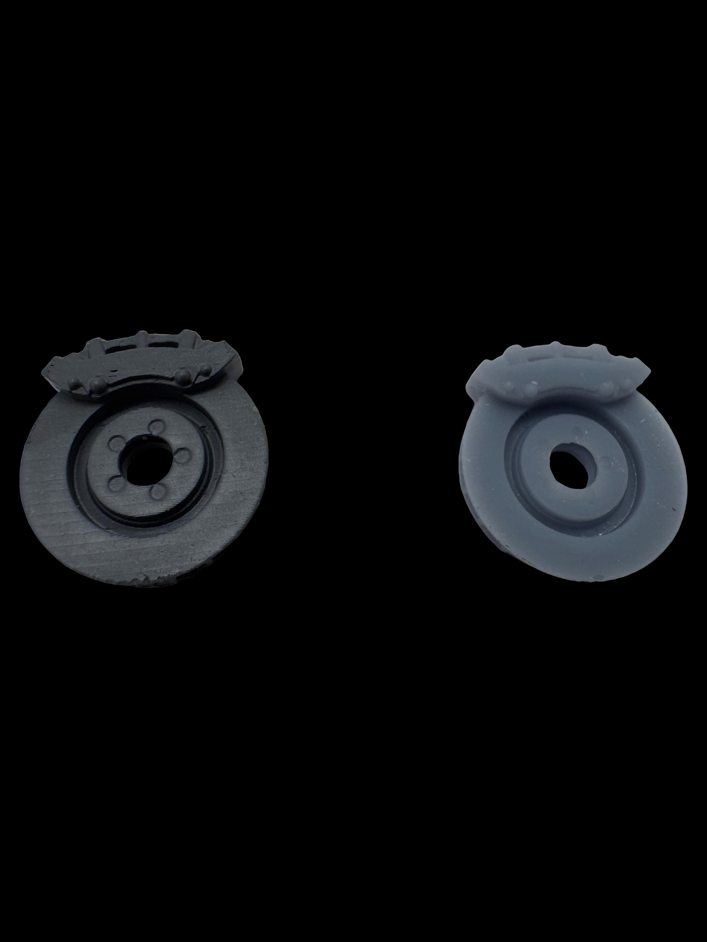 Scale Miniature Brake Rotors With Caliper - Model Car Part (4-pack) - Etsy