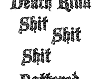 Fontaines D.C. ‘Death Kink’ Lyrics Art Print