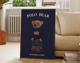 vintage 90s PoloRalphLauren PoloBearポロベア vintage polo bear ralph lauren sweater bear long sleeve t