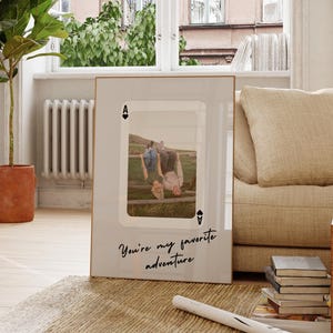 Poster regalo personalizzato, stampa fisica di carte da gioco personalizzate, idea regalo trendy per fidanzato/a, idea regalo per amico/a, arte personalizzata