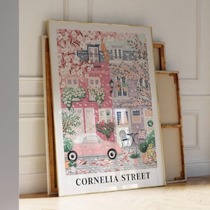 Cornelia Street Poster, Cute Print, Bedroom Decor Cornelia Street Wall Art, Cornelia Street Lover Poster, Dorm Decor Digital Download