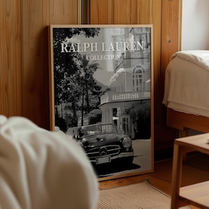 Luxus Poster, Mode Magazin Druck, Vintage Mode Magazin Wand Kunst Retro Auto Luxus Haus Druck, Alter Luxus Vintage Digitale Kunst