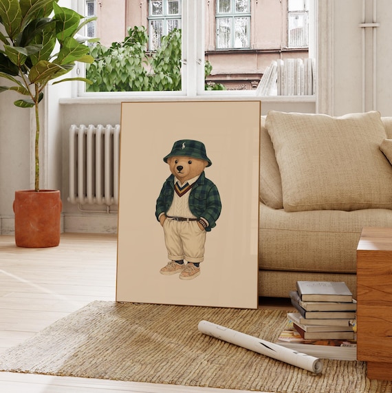 Cute Bear Poster - Digital Download