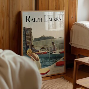 Poster di riviste di moda, poster di riviste di moda vintage, stampe da parete di moda, stampe di moda di lusso, stampe Ralph Lauren, stampe da parete fisiche