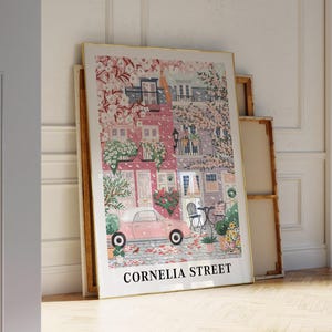 Cornelia Street Poster Cute Print, Bedroom Decor, Cornelia Street Wall Art, Cornelia Street Lover Poster, Dorm Decor, Physical Poster