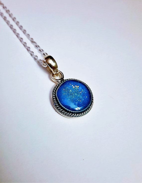 Handmade resin necklace deals
