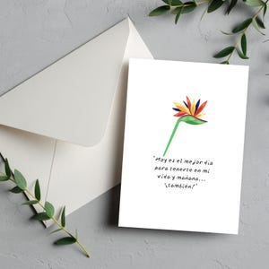 Tarjeta de Amor Descargable | "Hoy es el mejor día para tenerte en mi vida" PDF imprimible