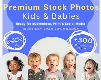 374 Premium Kids & Baby Stock Photos | High-Resolution | Commercial Use | Instant Download | Photo Bundle