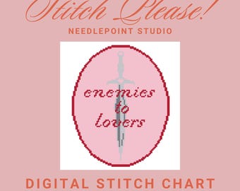 Enemies to Lovers - Digital Needlepoint / Cross Stitch Chart