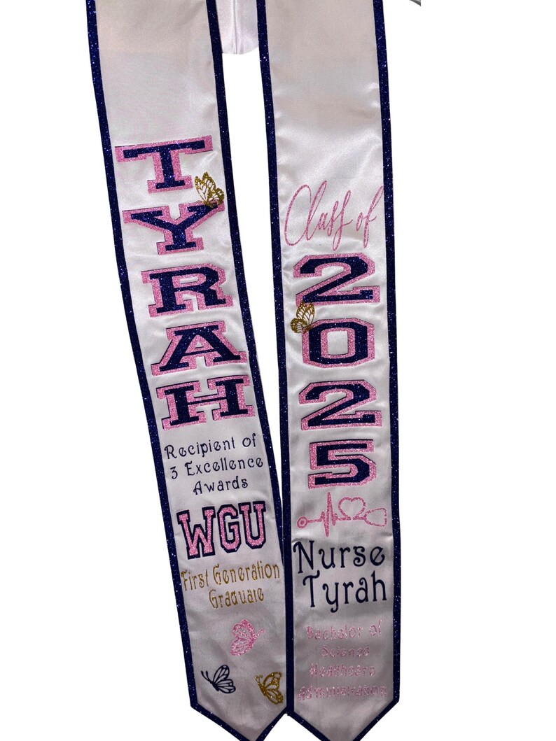 Custom Graduation Stole image 4