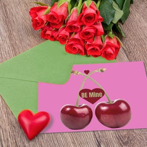 Valentine&#39;s Cherry Ecard
