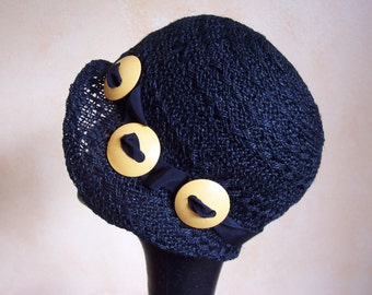 Women's  Straw Cloche Hat
