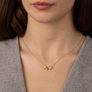 Collar de corazón de dos letras, joyería con inicial de oro, regalo personalizado para pareja, colgante de amor personalizado
