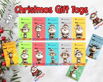ALS Awareness PNG: Raise Awareness Christmas Gift Tags Digital Download