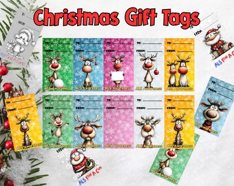ALS Awareness PNG: Raise Awareness Christmas Gift Tags Digital Download
