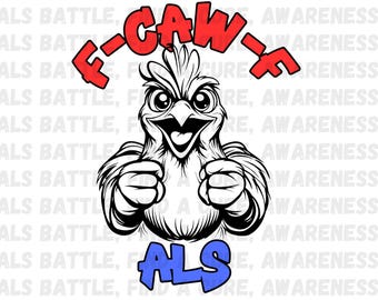 F-CAW-F ALS Roster bird. (Digital Download) Lou Gehrig Awareness