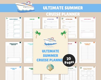 Ultimate Summer Cruise Planner, Summer Cruise Planner, Cruise Planner
