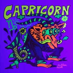 Blacklight Astrological Posters - Etsy