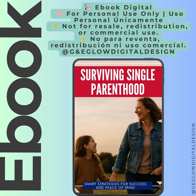 Single Parent Guide Ebook: Family Wellness, Mental Health Planner (PDF, EPUB, DOCX) image 9