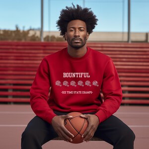 Bravehawks Football State Champs Sweatshirt, Unisex Fan Apparel for Braves & Redhawks, Sports Team Gear, High School Football Shirt,