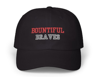 Gorra de béisbol bordada de los Braves, gorra clásica para hombre, regalo para amantes del deporte, estilo retro, ajustable.