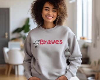 Bountiful Braves Sweatshirt, Crewneck Sweatshirt, High School Sweatshirt, Bountiful High School, Cozy Sweatshirt, School Spirit Apparel