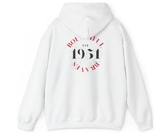 Bountiful High Braves Hoodie, Sweatshirt, 1951 Estd Braves, Mascot Apparel, Unisex Hooded Jacket