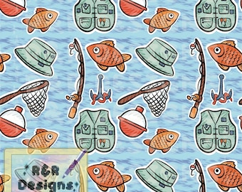 fishing seamless file