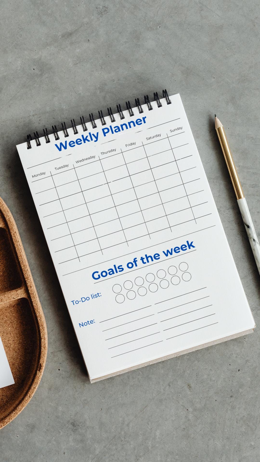 Minimalist Weekly Planner - Printable A4 PDF - Etsy