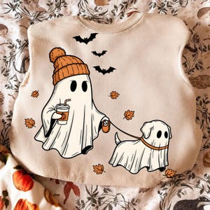 Cachorro Fantasma de Halloween PNG SVG, Fantasma Fofo svg, Fantasma Assustador, Temporada Assustadora, Halloween Fofo, Presente de Halloween, Presente para Ela imagem 5