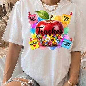 Teacher Life PNG | Happy Teacher Appreciation Design | Back to School Sublimation | Teaching Shirt Clipart A199 | Teacher  SVG