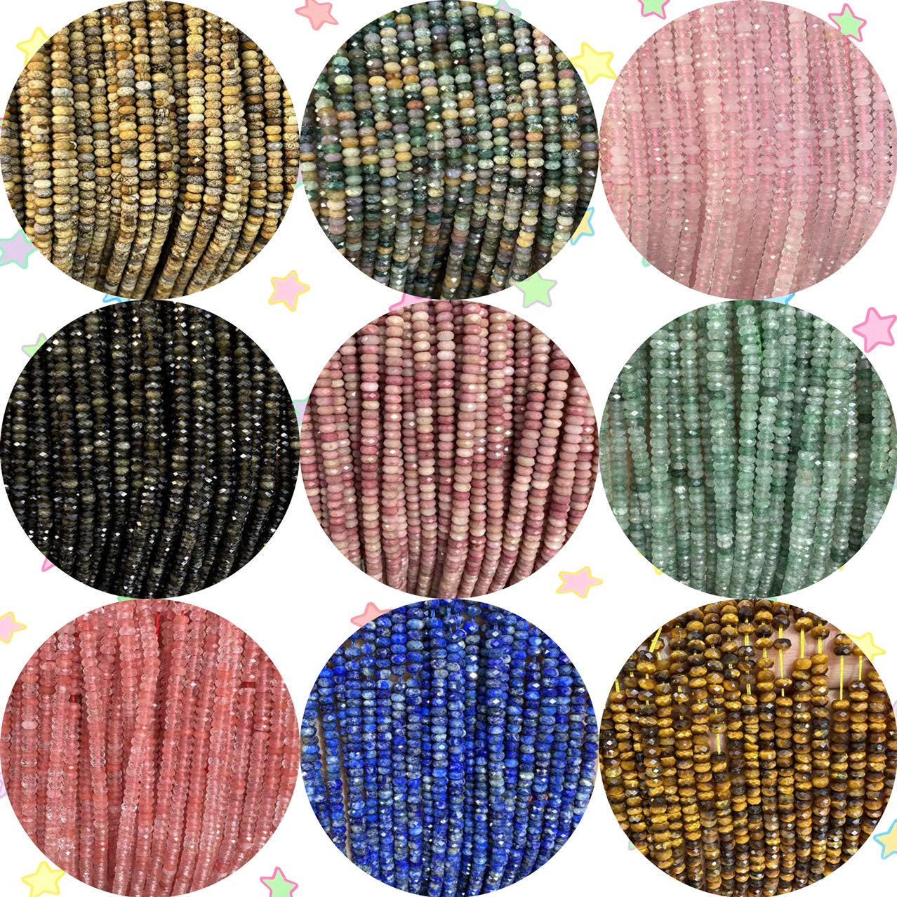 Perline Di Pietra Di Corallo Rosso Naturale Distanziatore Filo Sciolto 15 - Foto 6