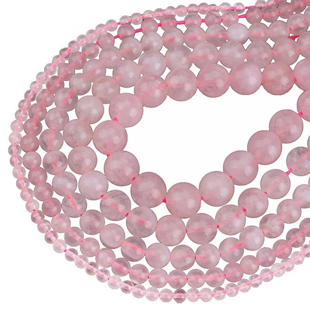 Natural 4/6/8/10/12/14mm Rose Red Alexandrite Gemstone Round Loose Bead 15'' AAA