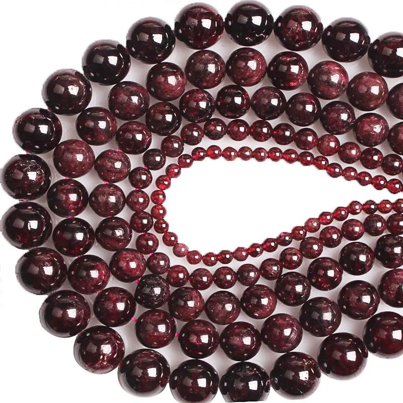 Grenat Rond 5 Mm - Pierre Précieuse 0,52 Carat - Pour Bijouterie Ou Collection