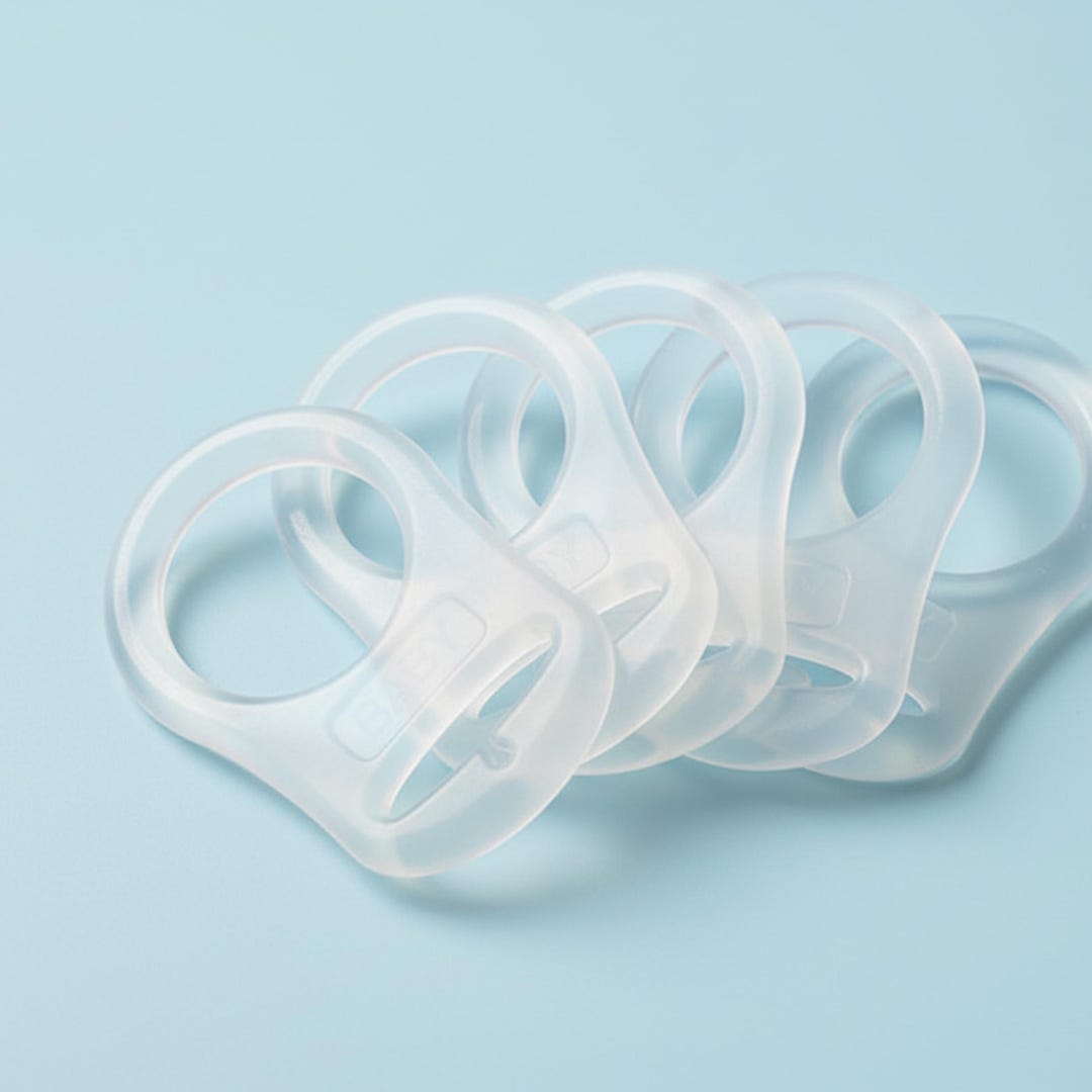 MAM Pacifier Adapter in Clear Silicone Compatible With Chicco, Tigex ...