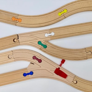 BRIO Eisenbahn-Kupplung - Flexible Eisenbahn Kupplung aus Holz