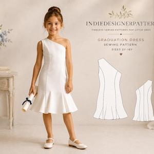 graduation dresses for kids Yes I made my daughter a prom dress for her kindergarten graduation #graduation #promdress #fyp #fashion #parati #supportsmallbusiness #contentcreator #diy #sewing #brothersews