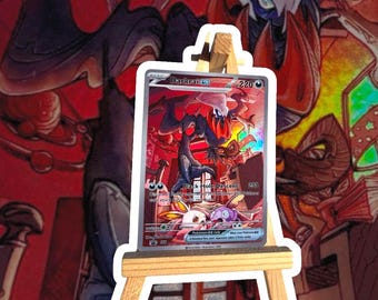 darkrai pokemon card holographic halloween Graded Card Case main image 0
