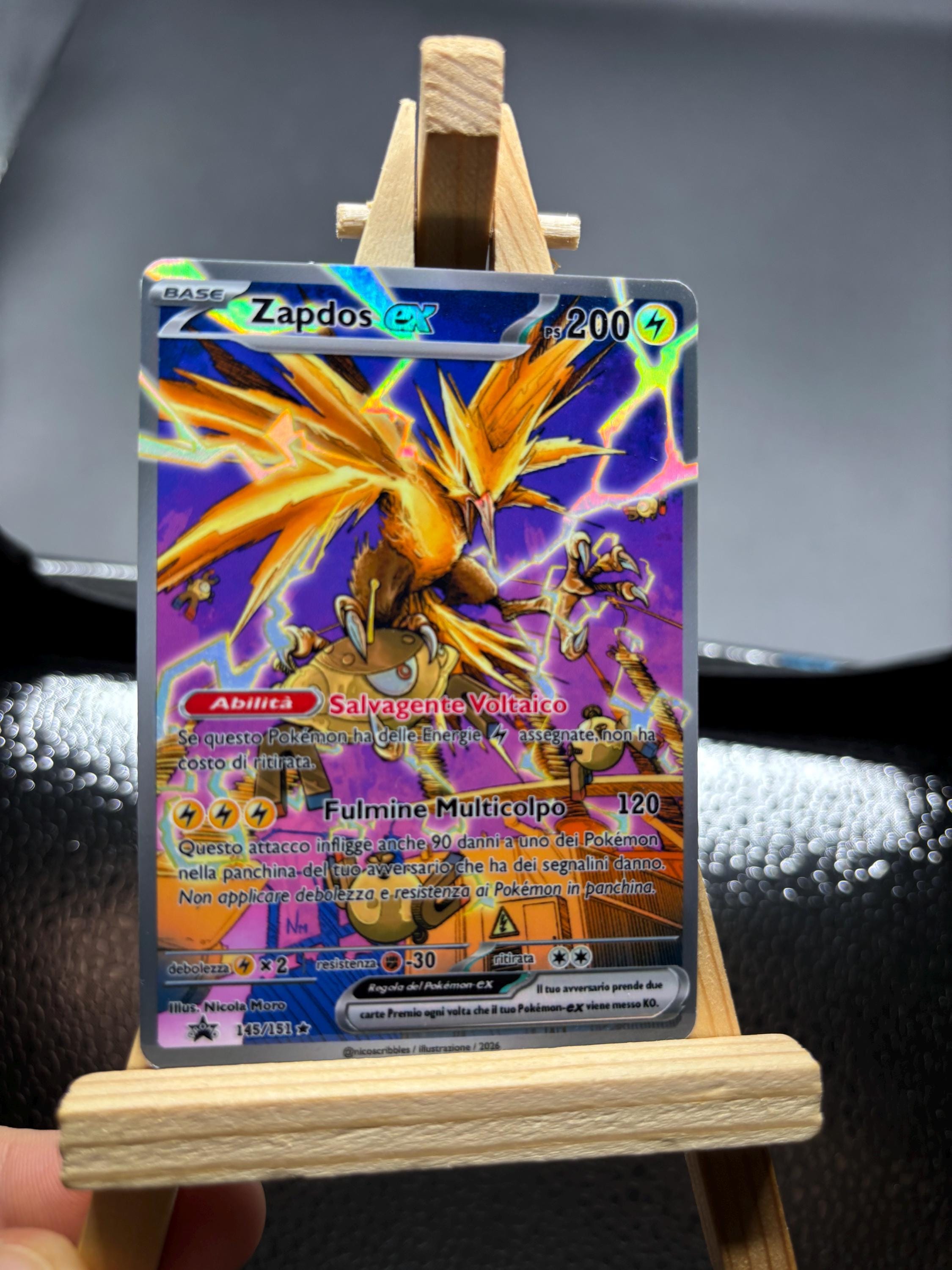 zapdos ex pokemon card value CGC 10 PRISTINE Japanese 2023 145/165 151 SV2a Take your Pokemon game to new heights with the Scarlet CGC 10 Pristine Zapdos ex