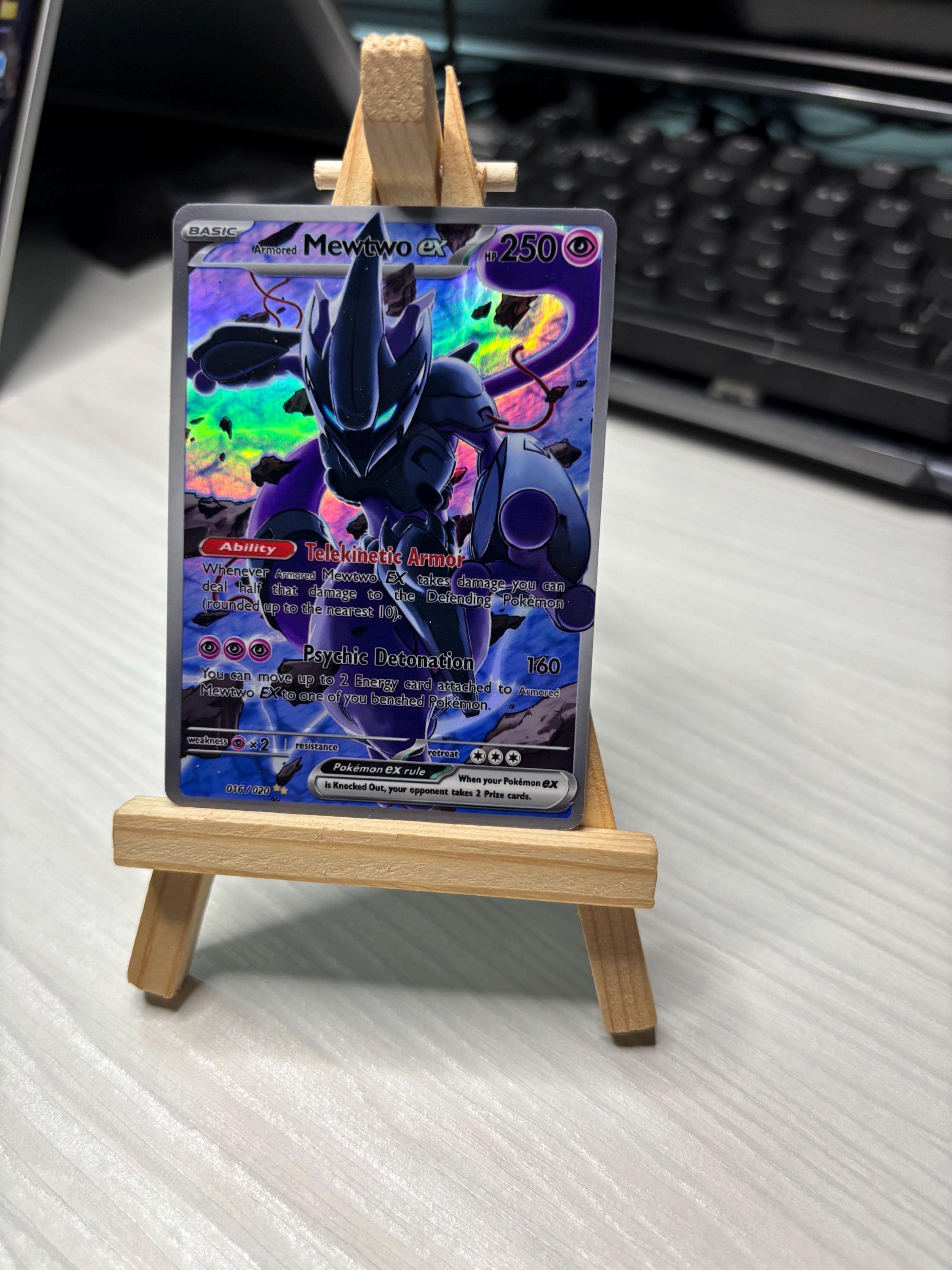 Mewtwo EX Armored Rainbow Holographic Custom Pokmon Card Rainbow Proxy + Sleeve & Toploader - Etsy Mewtwo EX Armored Rainbow Holographic Custom Pokmon Card Rainbow Proxy + Sleeve & Toploader - Etsy