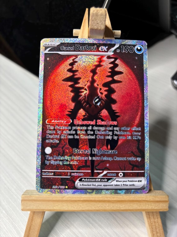 darkrai holographic pokemon card Pokemon Darkrai 136/197 Holo Rare Obsidian Flames Pokemon Card