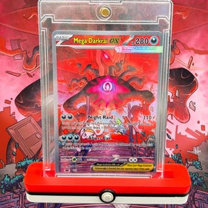 darkrai pokemon card holographic halloween Graded Card Case