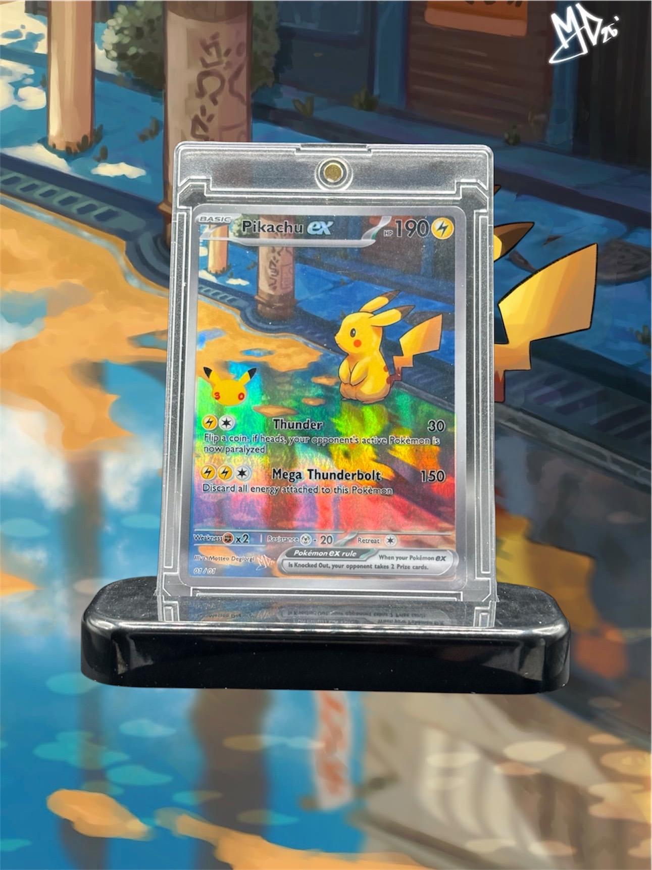 shiny pikachu pokemon go card 2022 Japanese Promo Holo #272 PSA 10  Yamacardo RarityPromo Hit Points60 HP Lightning Thundershock (10) Flip a coin Pokemon Holiday Pokemon Go Shiny