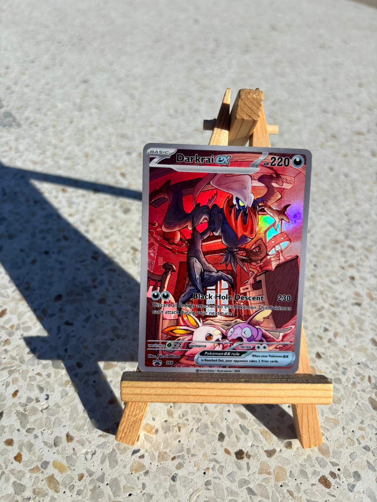 darkrai pokemon card holographic halloween Darkrai EX Halloween Edition – Custom Pokémon Card by Nicola Moro – Rainbow  Holo Collector's Card – Limited Halloween Pokémon Gift
